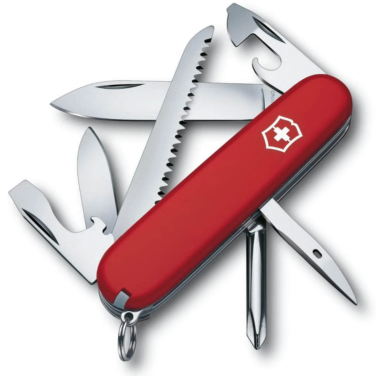 Victorinox Swiss Army Hiker Multi-Tool, 3-1/2" Red Handles 1 Victorinox Swiss Army Hiker Multi-Tool, 3-1/2" Red Handles