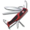 Victorinox RangerGrip 79 Swiss Army Knife, 12 Functions, Red/Black Handle - 0.9563.MC