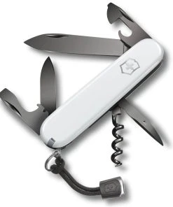 Victorinox Spartan PS Swiss Army Knife, White, 12 Tools, 3.6" Closed - 1.3603.7P