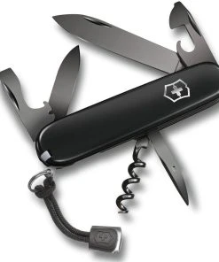 Victorinox Spartan PS Swiss Army Knife, Black, 12 Tools, 3.6" Closed - 1.3603.3P