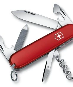 Victorinox Swiss Army Sportsman, 3-1/4" Red